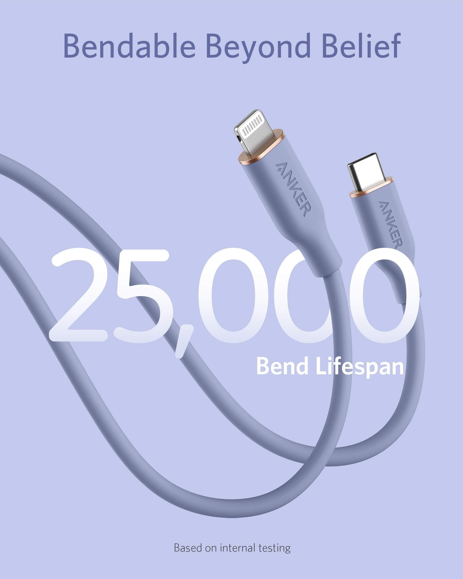 Anker 641 USB-C to Lightning Cable (Flow, Silicone)