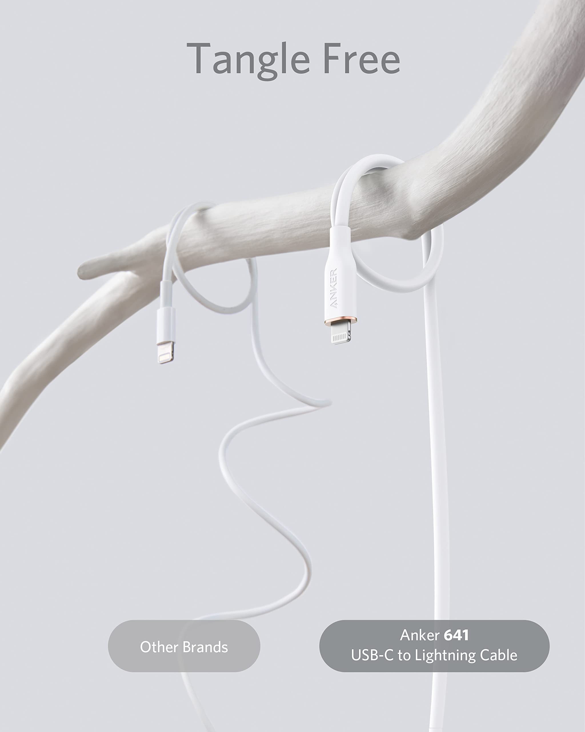 Anker 641 USB-C to Lightning Cable (Flow, Silicone)