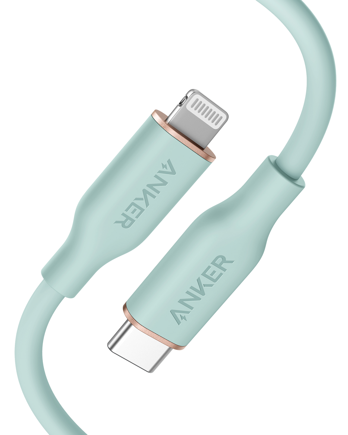 Anker 641 USB-C to Lightning Cable (Flow, 3 ft Silicone)